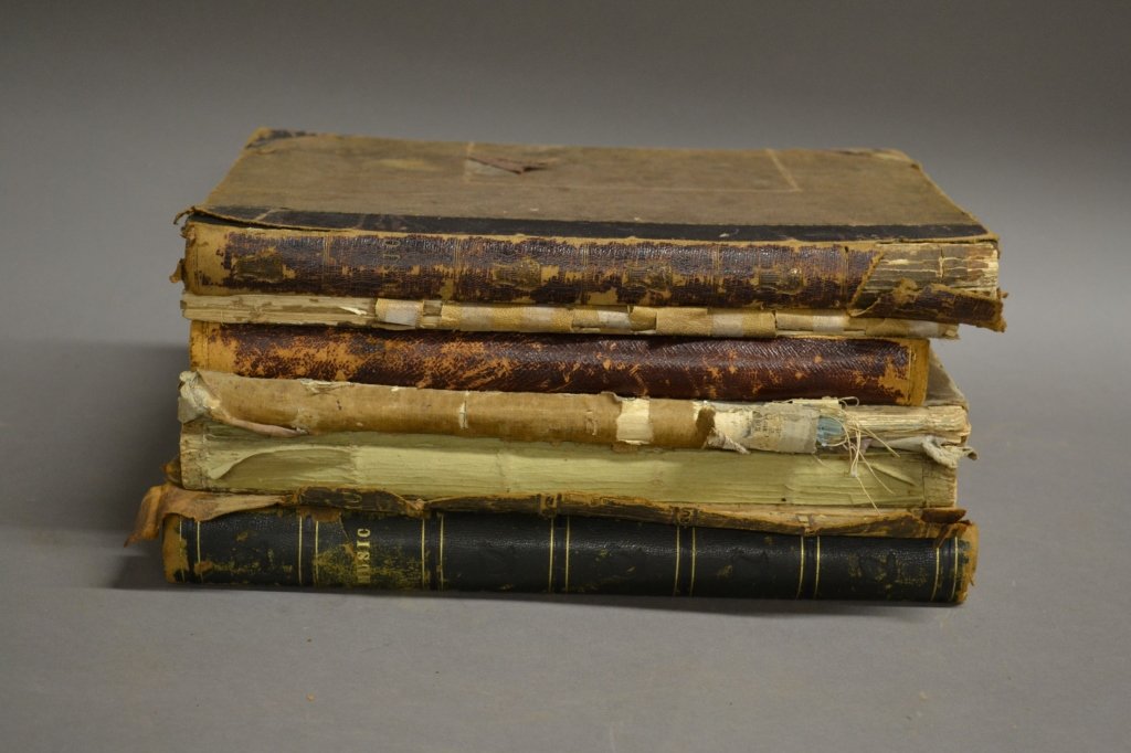 Collection of Antique Music Books: From the Estate of Mark Falk. Collection of 6 antique books of sheet music. Composers include: Chopin, S. Thalberg, Charles Grobe and more.