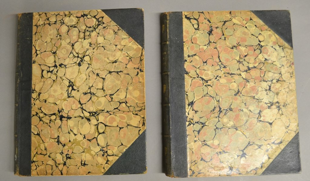 Antique Books of Sheet Music: From the Estate of Mark Falk. Two antique books filled with sheet music. Some fading to pages. Composers include: Pixis, Moscheles, Hummel and more.