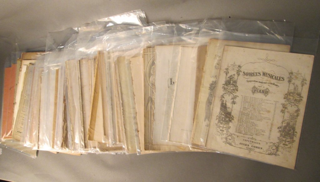Sheet Music by Composers Starting w/ Letter D: From the Estate of Mark Falk. Collection of over 50 pieces of sheet music by composers with the last name starting with D. Composers include: Dillon, Dohler, Dussek, Davis and more.