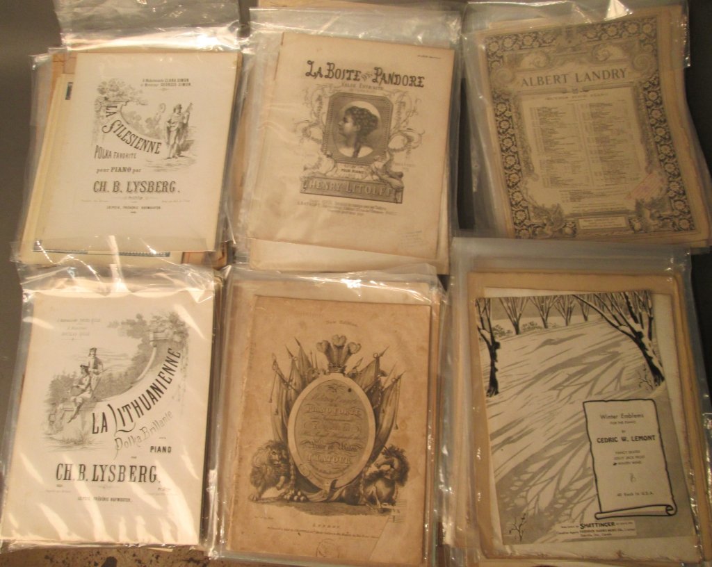 Sheet Music by Composers Starting w/ Letter L: From the Estate of Mark Falk. Collection of over 100 pieces of sheet music by composers with the last name starting with L. Composers include: Lack, Lemont, Litolff, Liszt and more.