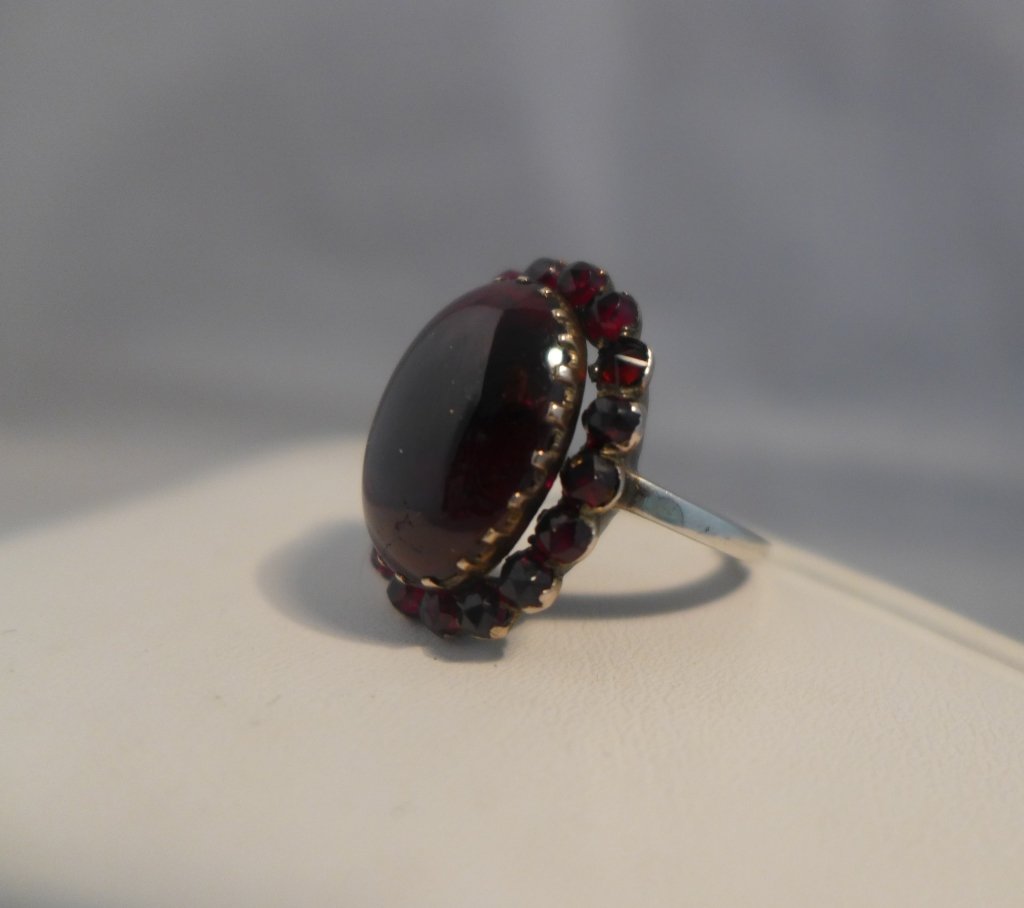 Sterling Silver Garnet Ring (1 of 7)