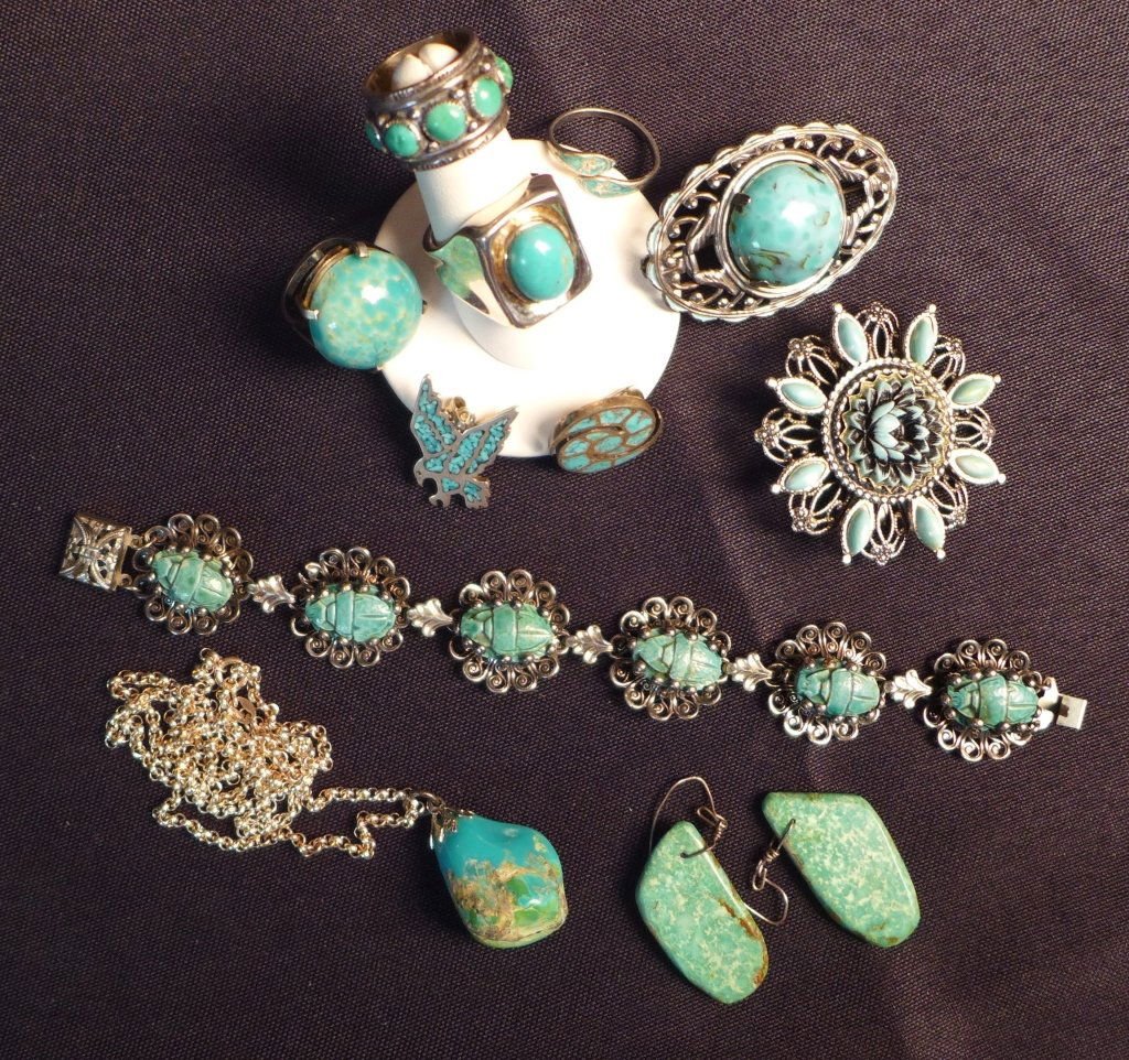 Sterling Silver and Turquoise Jewelry (1 of 10)