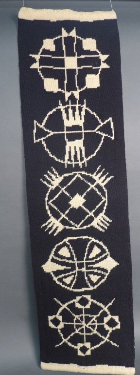 Post Mod Scandinavian Table Runner/ Wall Hanging (1 of 8)