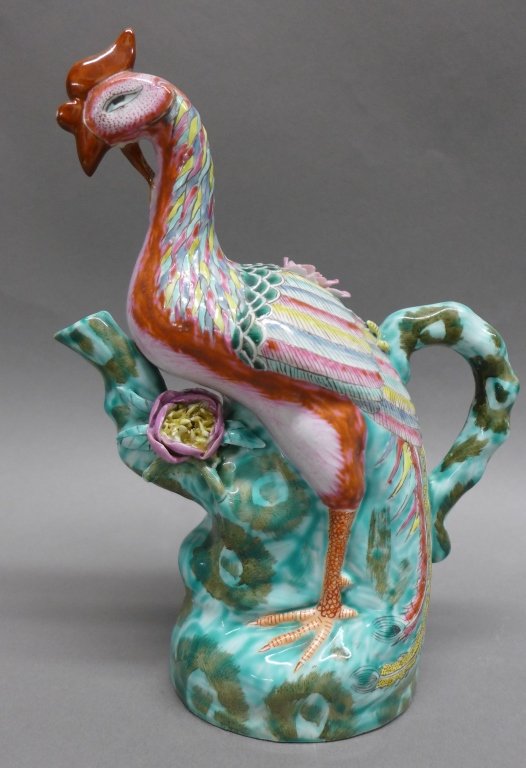 Chinese Sculpted Porcelain Teapot (1 of 10)