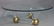 Modern Lucite and Brass Coffee Table - 7