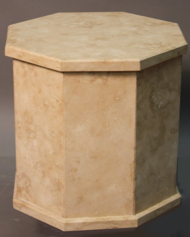 Octagonal Marble Pedestal (1 of 8)