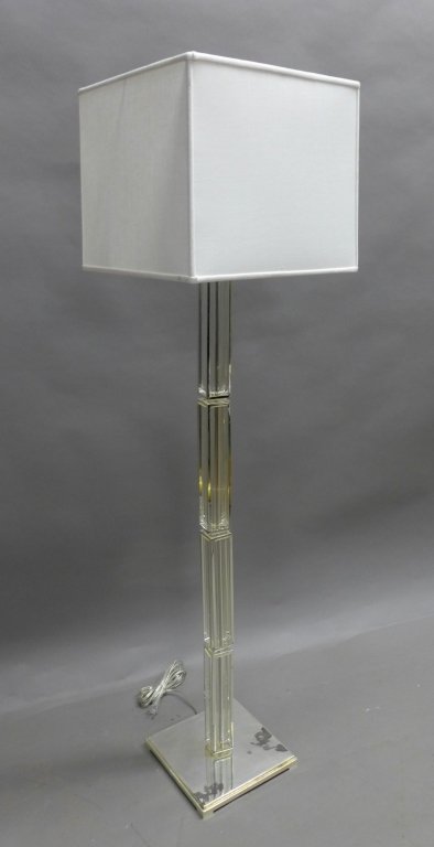 Modern Lucite and Metal Floor Lamp (1 of 10)