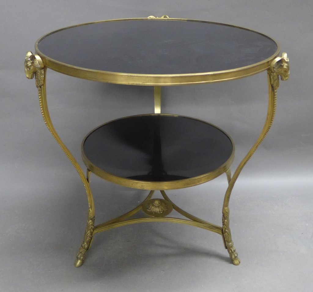 Marble Top Bronze Gueridon (1 of 10)