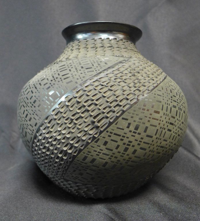 Hand Coiled Art Pottery Vase (1 of 9)