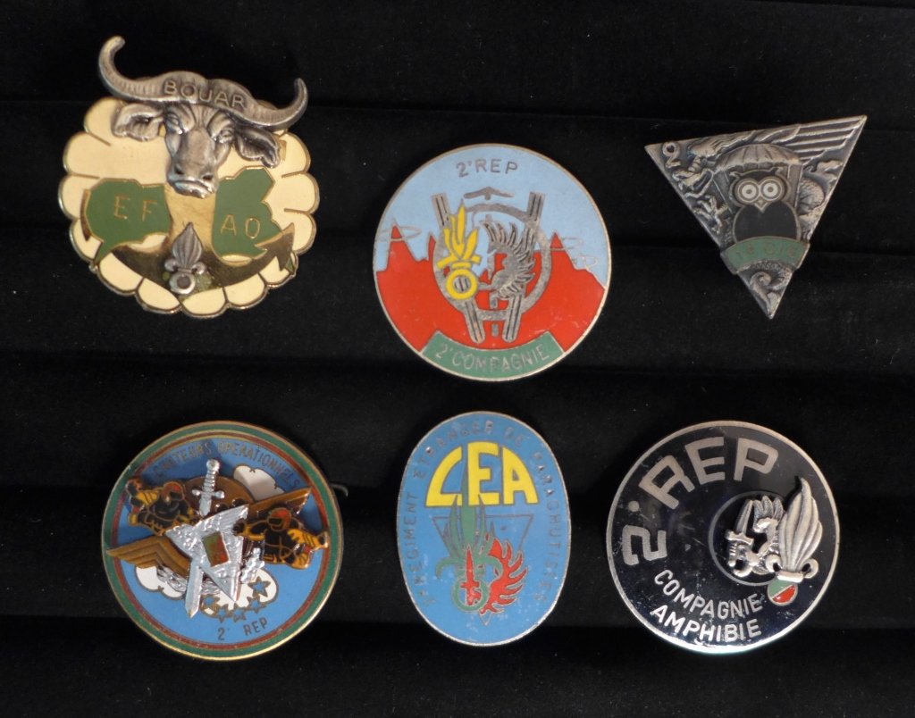 French Foreign Legion Parachute Regiment 2: Collection of 6 French Foreign Legion Parachute Regiment 2. Includes: Foreign Legion Parachute Company of Amphibious 2nd REP, 1st Company of the 2nd REP , Lighting Support Company of the 2nd REP, Elem