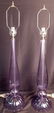Venetian Glass Lamps in Manner of Seguso