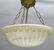 Alabaster and Brass Chandelier
