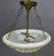 Alabaster and Brass Chandelier - 2