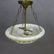 Alabaster and Brass Chandelier - 3