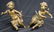 Patinated Bronze Cherub Andirons