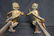 Patinated Bronze Cherub Andirons - 4