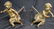 Patinated Bronze Cherub Andirons - 5