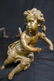 Patinated Bronze Cherub Andirons - 7