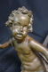 Patinated Bronze Cherub Andirons - 8