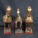 Grouping of Gilt and Painted Wood Tang Horses - 5