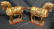 Grouping of Gilt and Painted Wood Tang Horses - 9