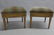 Pair Neoclassical Upholstered Stools
