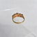 Gold & Garnet Ring - 5