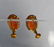 Carnelian & Gold Earrings - 4