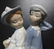 Lladro Figurine Boy and Girl Holding Hands - 2