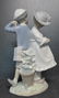 Lladro Figurine Boy and Girl Holding Hands - 4