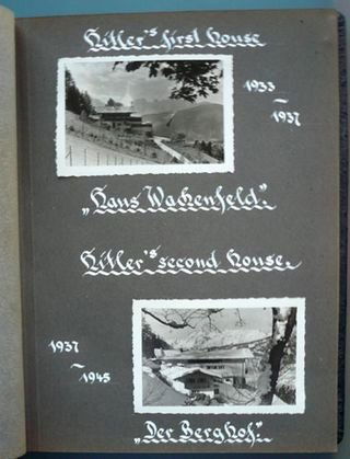 Adolph Hitler, Orig. Nazi Photos, (Obersalzberg): Adolph Hitler, Goring, and Bormann Original Nazi Photo Album (Obersalzberg)There are a total of 31 actual photographs using original negatives, shot during the Third Reich Period in this collection. I