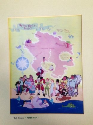 Peter Pan Original Theatre Advertisement, c. 1930: Peter Pan original glossy theatre advertisement, c. 1930, (American Illustration) Dimensions: Condition: Very good condition. Colors vibrant. Provenance: Private estate