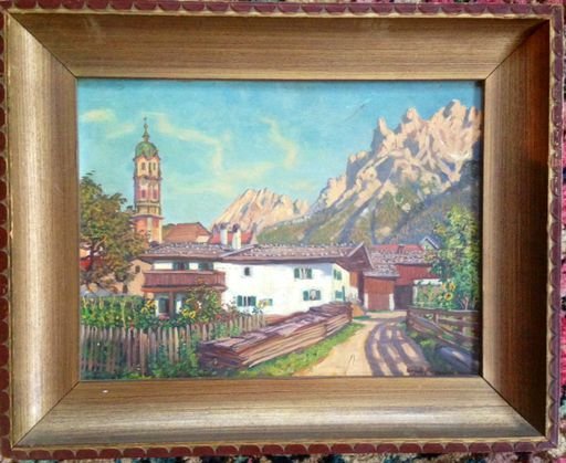 German School Oil Painting, E. Kittman: Erich Kittman (Germany 1892 - 1978)Medium: Oil on canvas boardSigned: Lower leftDimensions: Framed: 16 1/2" x 13 1/4"; Site: 9 3/4" x 13"Condition: Very goodProvenance: New Jersey estate
