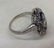 Estate 14k White Gold, Diamond & Sapphire Ring 3.7g - 2