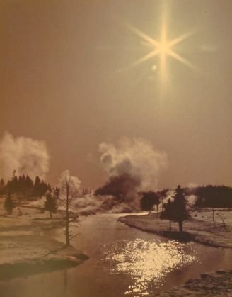 Richard Ehrlich, Photograph, "Old Faithful": Richard Ehrlich, (American, NYC, b.1938)Signed: Stamped on back R. EhrlichDimension: Frame 16.6" x 20"; image 11" x 14"Condition: Very goodProvenance: Estate of Bertram Medley, Jr., who acquired it di