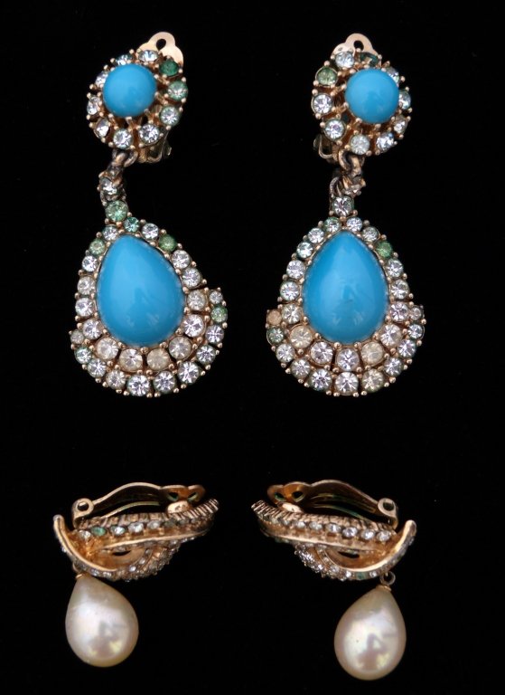 Two Pairs of Ciner Ear Clips