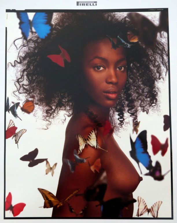 Richard Avedon, Pirelli Seasons, Calendar 1995: 24" x 19". Feautures Photographs of Naomi Campbell, and Christy Turlington