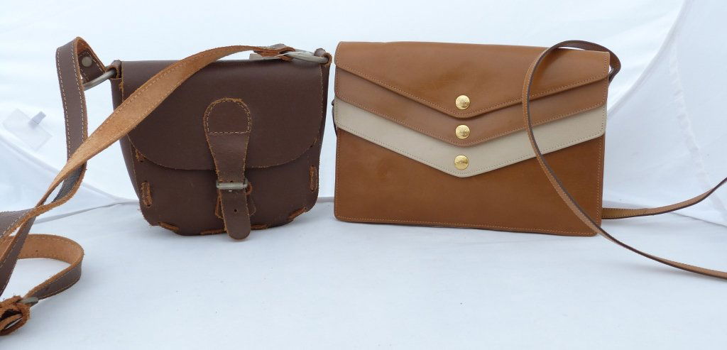 Celine Paris, Fendissime Vintage Shoulder Bags: One by Celine - Paris Made In Italy, the other by Fendissime excellent condition