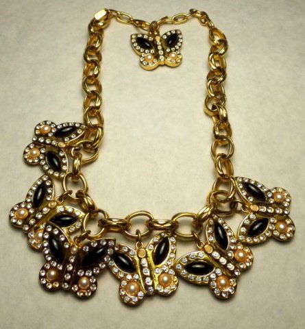 Escada Butterfly Necklace