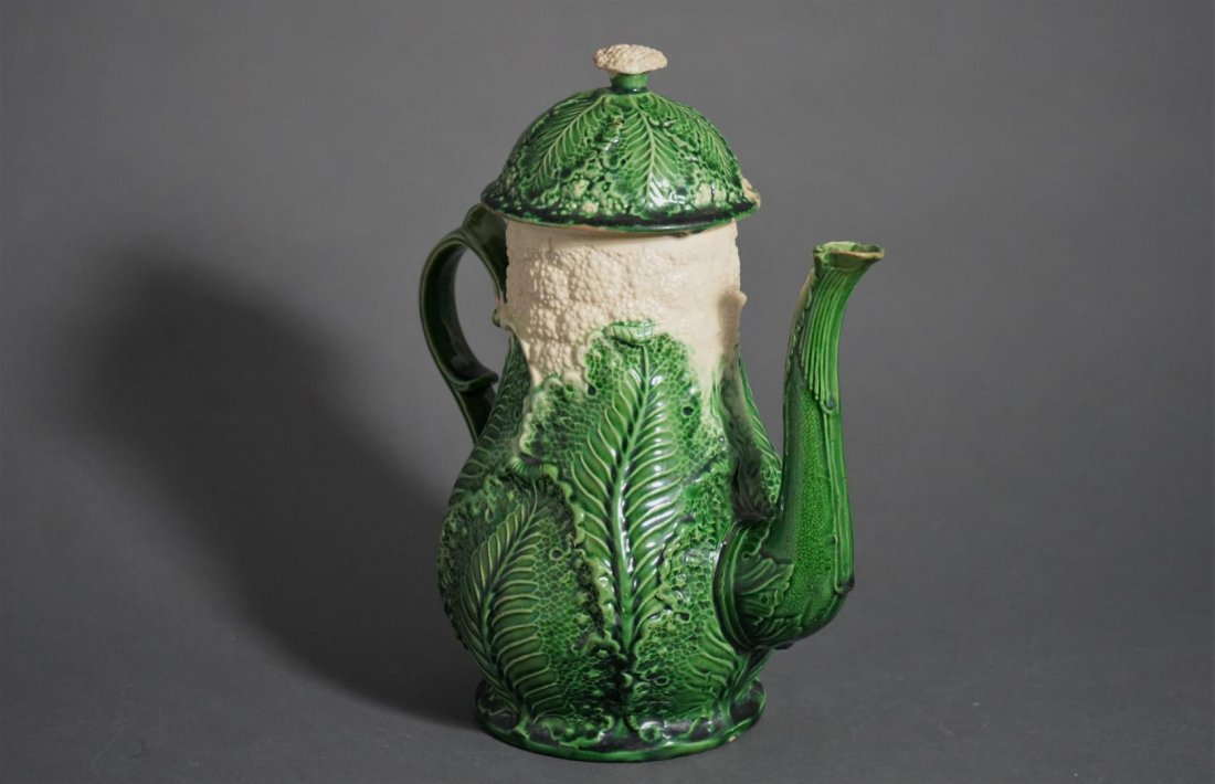 WHIELDON-WEDGWOOD EARLY FORM CAULIFLOWER COFFEE POT (1 of 17)