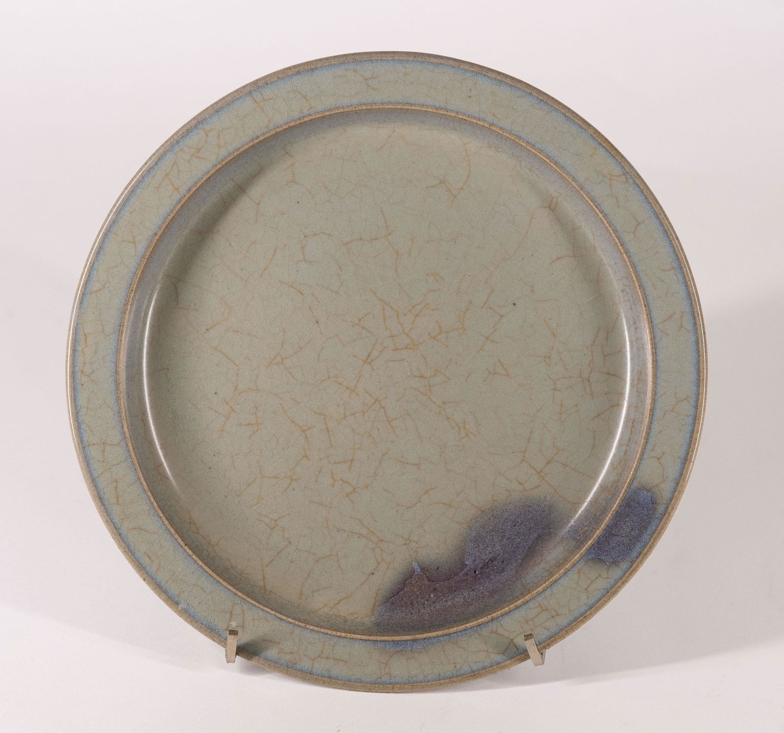 Purple-Splashed Jun Dish (1 of 15)