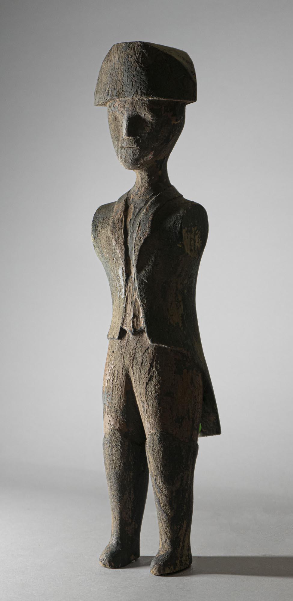 Carved And Painted Figure of Soldier (1 of 10)