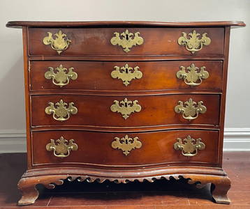 The Jonathan Hunt Chippendale Cherrywood Chest of