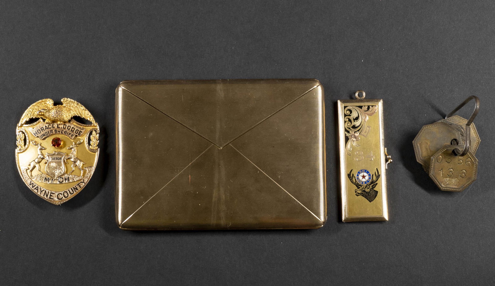 Horace Dodge (Detroit) Group of Gold Objects (1 of 20)