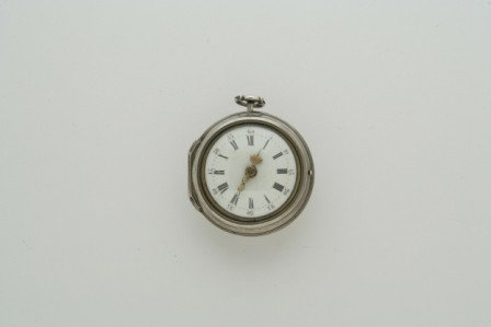Silver and Faux Tortoise Enamel Triple Case Pocket: Silver and Faux Tortoise Enamel Triple Case Pocket Watch with Concealed Enamel Portrait Dufour, London, no. 116, early 18th century Case, enamel dial, gilt hands date later than movement; balance brid