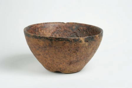 Atlantic White Cedar Burl Bowl: Atlantic White Cedar Burl Bowl Abenaki, circa 1760-1800 This bowl has a tremendous presence. Typical of Abenaki white cedar burl vessels, it is proportionally deep, has a delineated flat bottomed