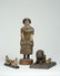 6: A Group of Four Carved and Painted Wooden Figures - 3