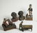 9: Four Cast Iron Mechanical Banks and Tin Pool Player