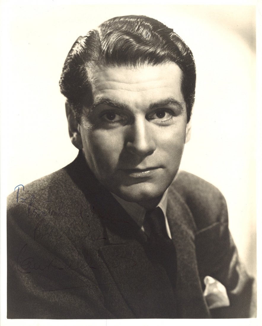 Collection of 23 Autographed Photos: Property of a Descendant of Rosabelle C. Edelman Collection of 23 Autographed Photos Including signatures of: Sir Laurence Olivier, Marlene Dietrich, Leslie Howard, Vivien Leigh, Ezio Pinza, Giovanni 