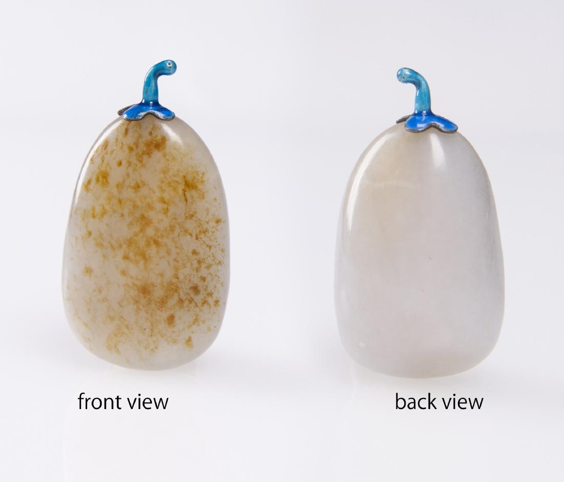 Qing-A White Jade With Russet Skin Snuff Bottle (1 of 9)